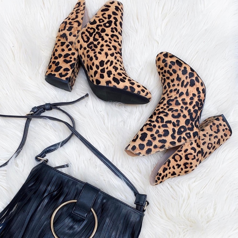 Steve Madden Leopard Booties